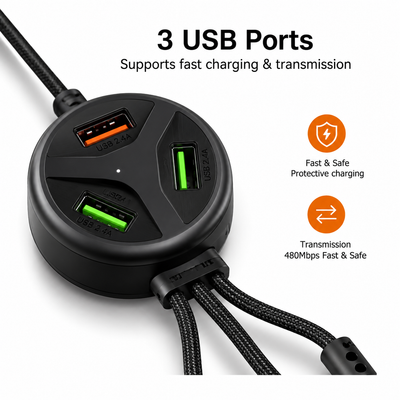 6-in-1 Extended Data Cable