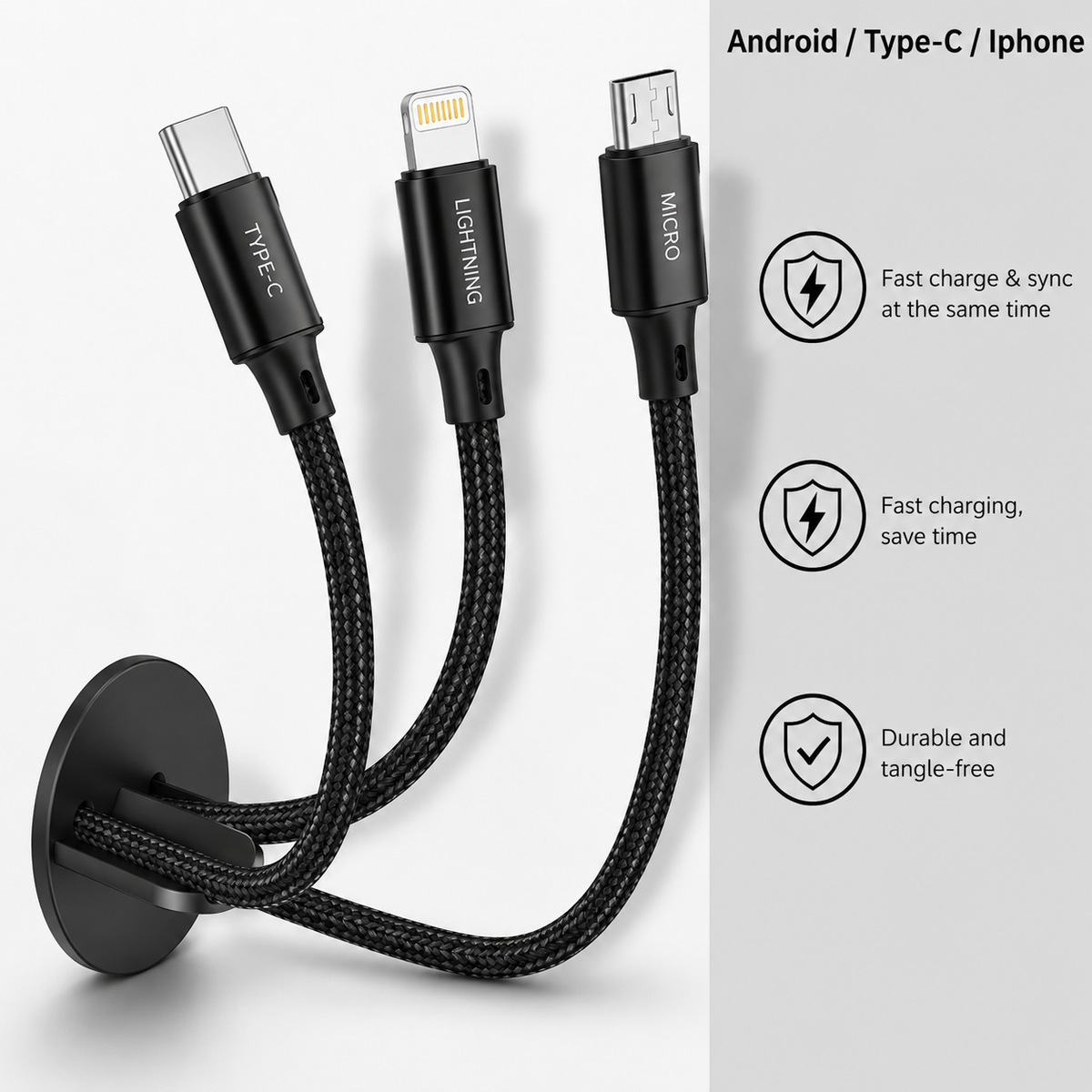 3-in-1 Data Cable