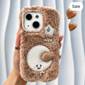 3D Furry Cartoon Phone Cases